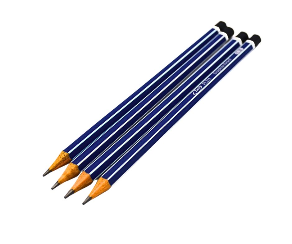 Lucky Hexagonal Axis 2B Pencils
