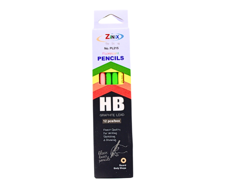 Zinix HB Fluorscent Pencils 1