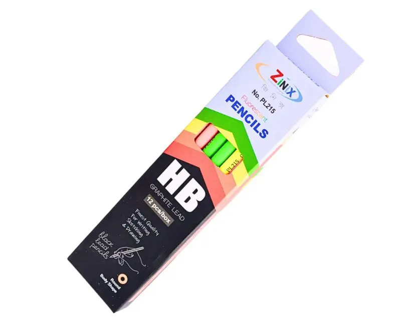 Zinix HB Fluorscent Pencils 2