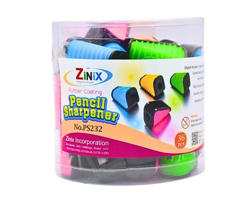 Zinix Rubber Coating Pencil Sharpner 2