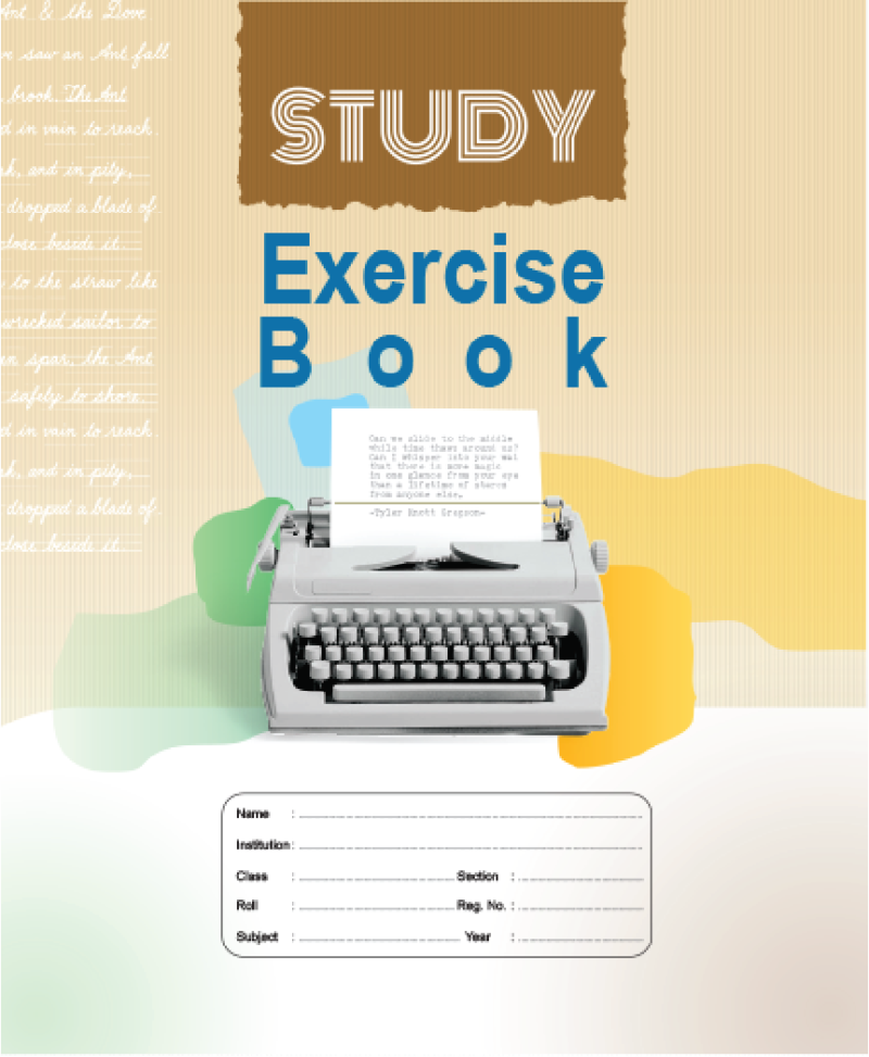 Study Exercise Book English (Small/DC size)