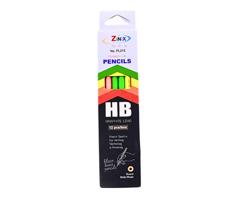 Zinix HB Fluorescent Pencils