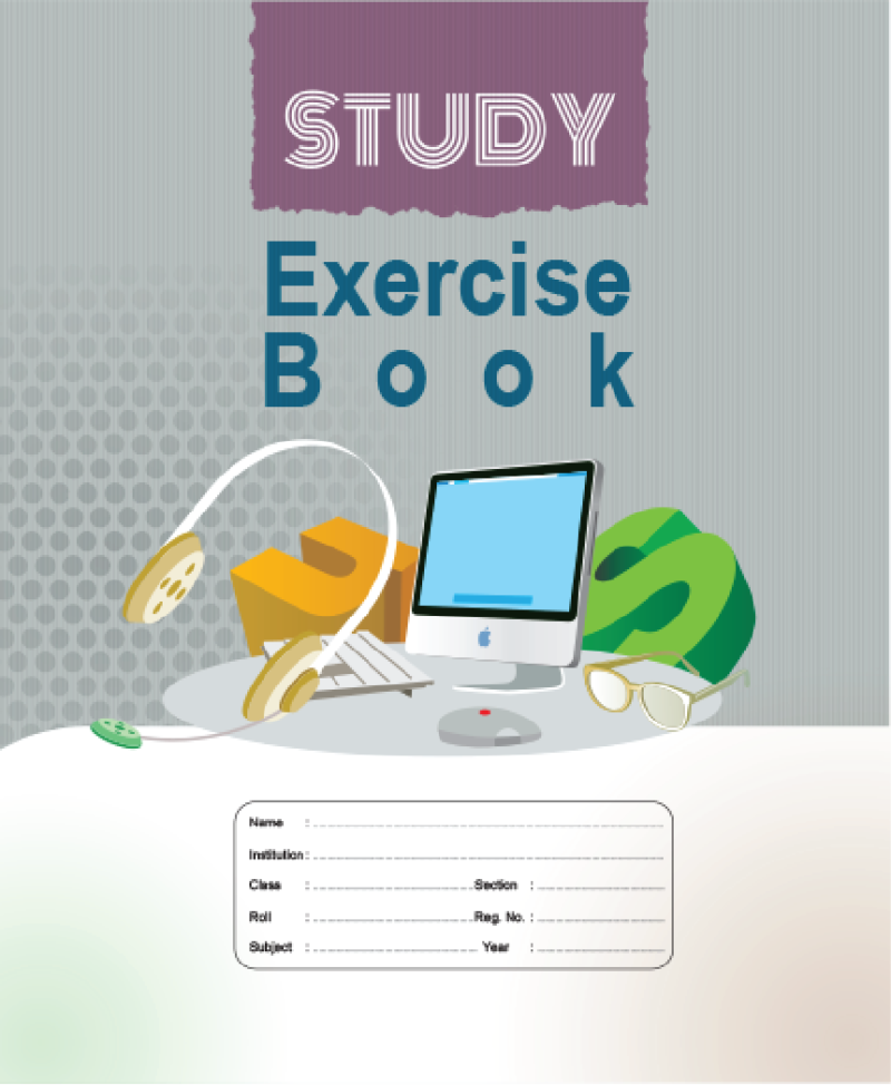 Study Exercise Book English (Small/124 pages)